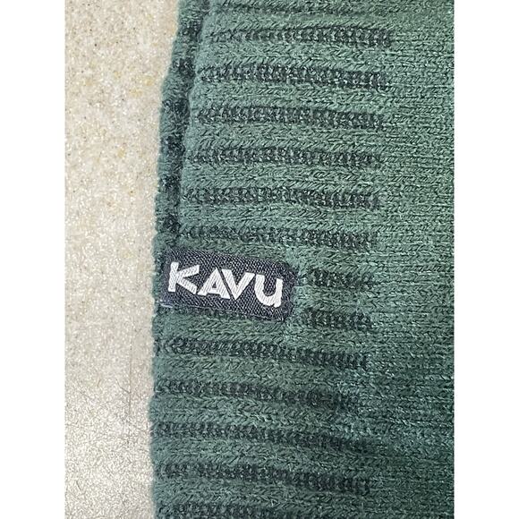 Kavu Sasquatch In The Woods Green Knit Winter Beanie Cap Snowboard, Cold Weather - Picture 11 of 11
